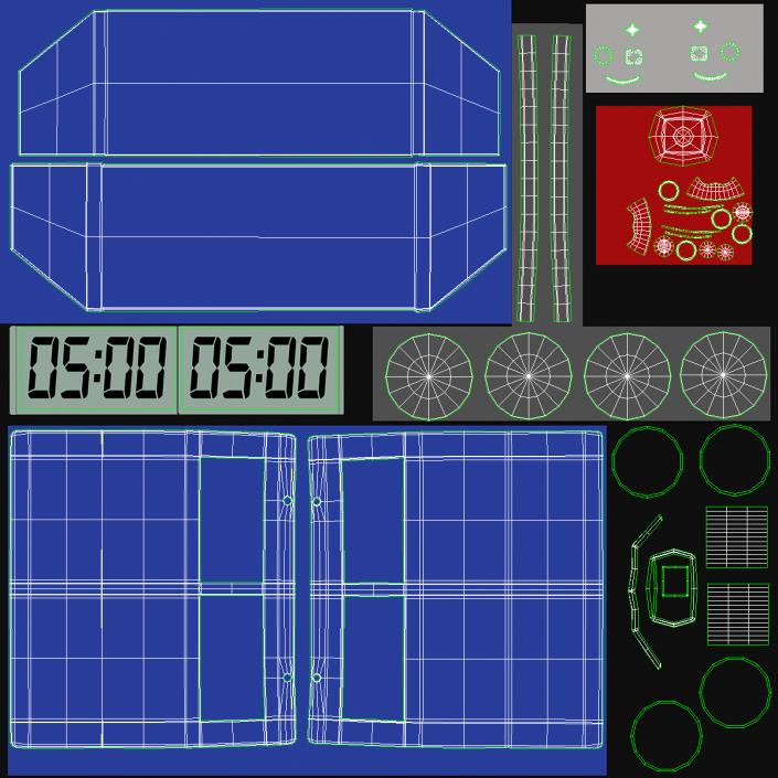 Digital Chess Clock Generic 3D