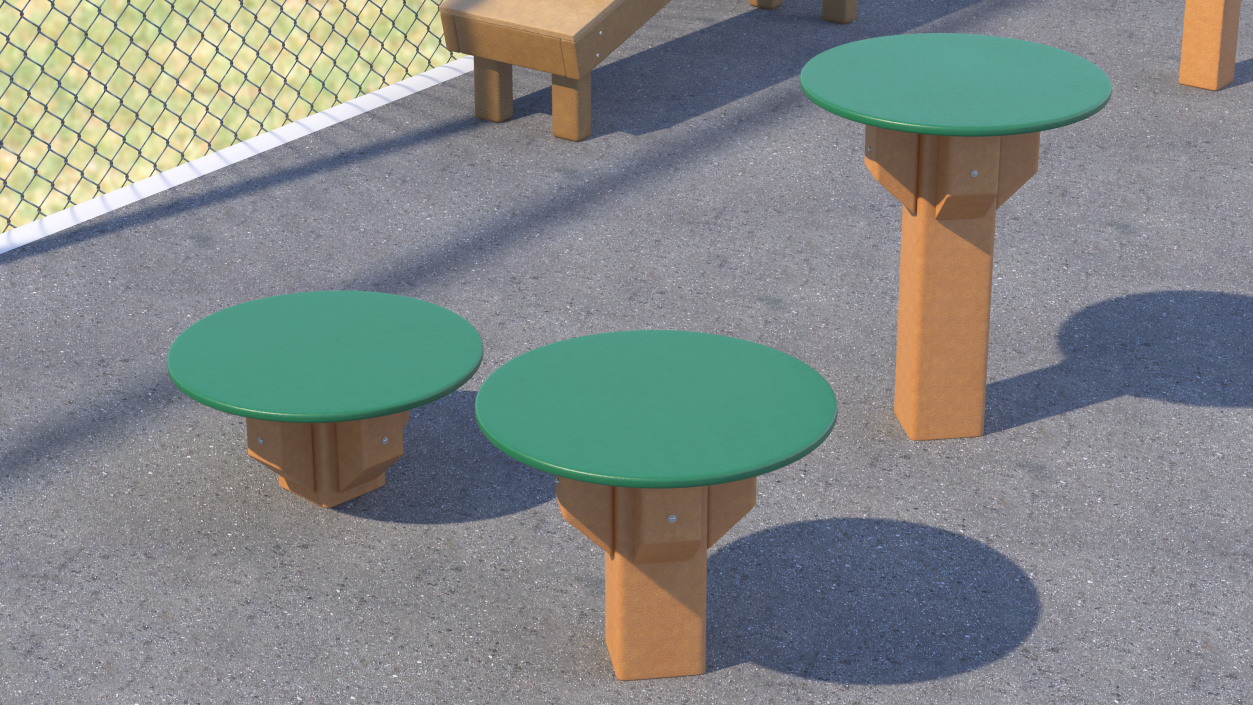 Jump Islands for Dog Training Park 3D model