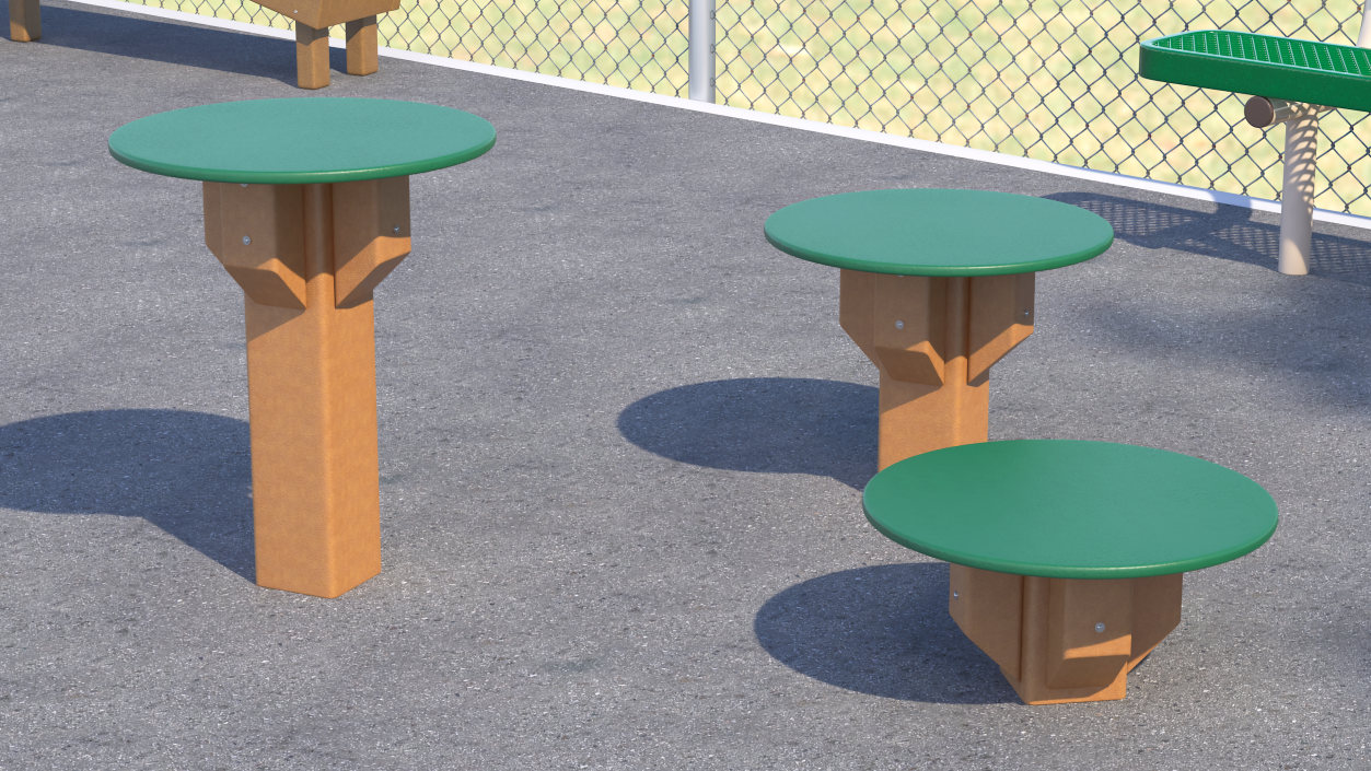 Jump Islands for Dog Training Park 3D model