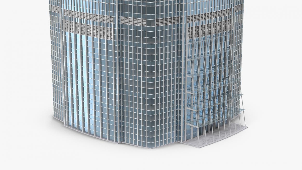 3D Hong Kong International Finance Centre model