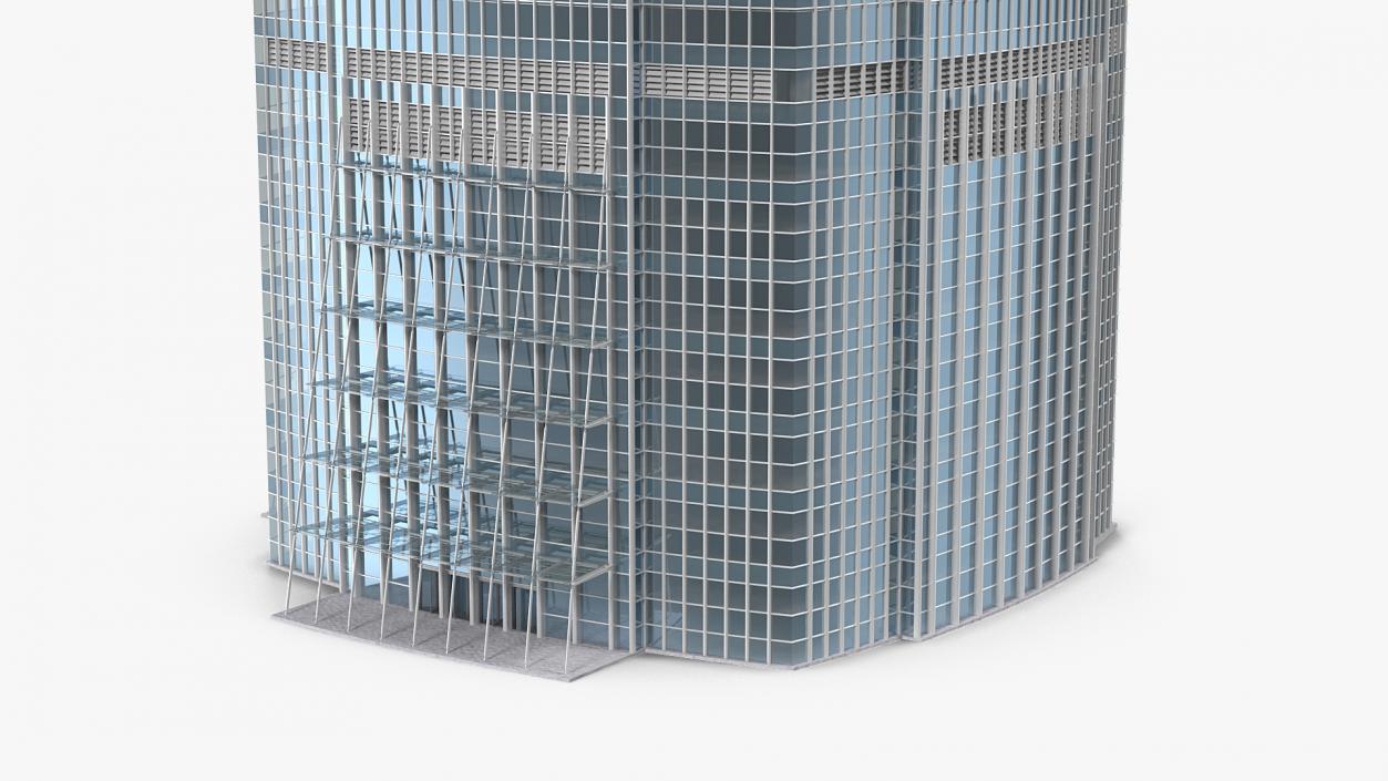 3D Hong Kong International Finance Centre model