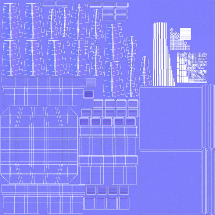 3D Hong Kong International Finance Centre model