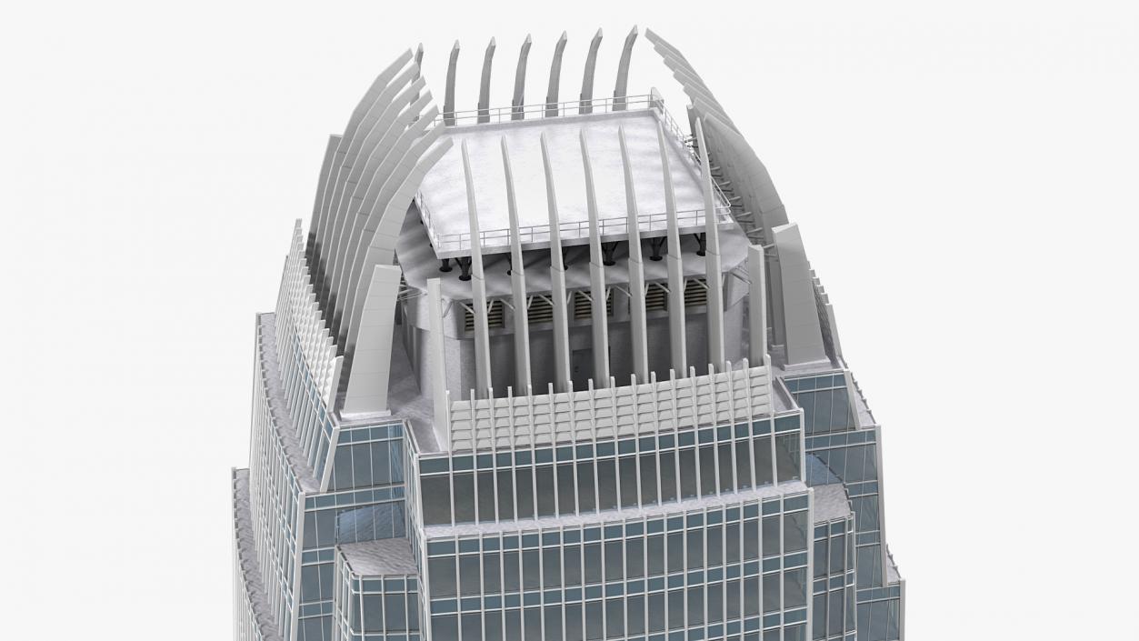 3D Hong Kong International Finance Centre model