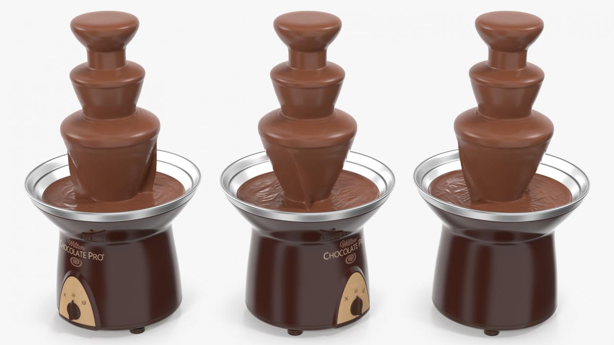 3D Chocolate Fountain Wilton Pro 3 Tier