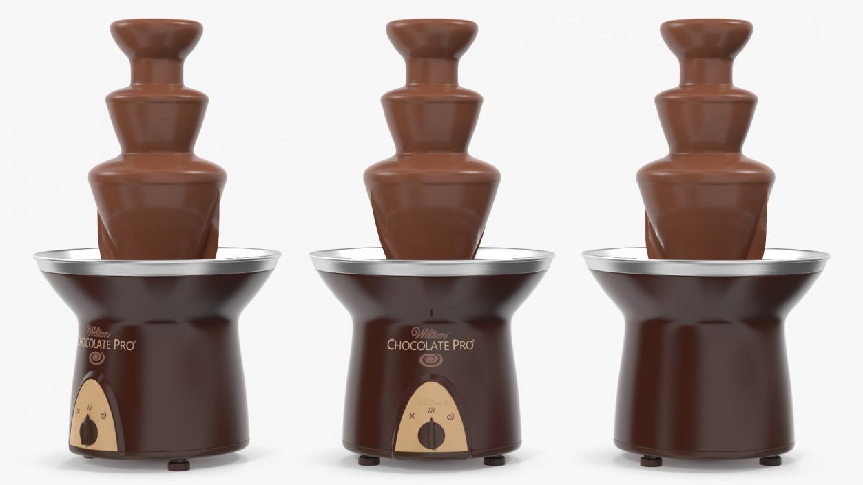 3D Chocolate Fountain Wilton Pro 3 Tier