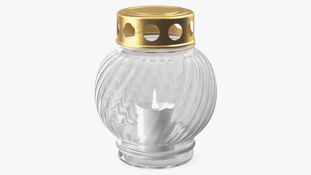 3D Memorial Grave Candle Lamp