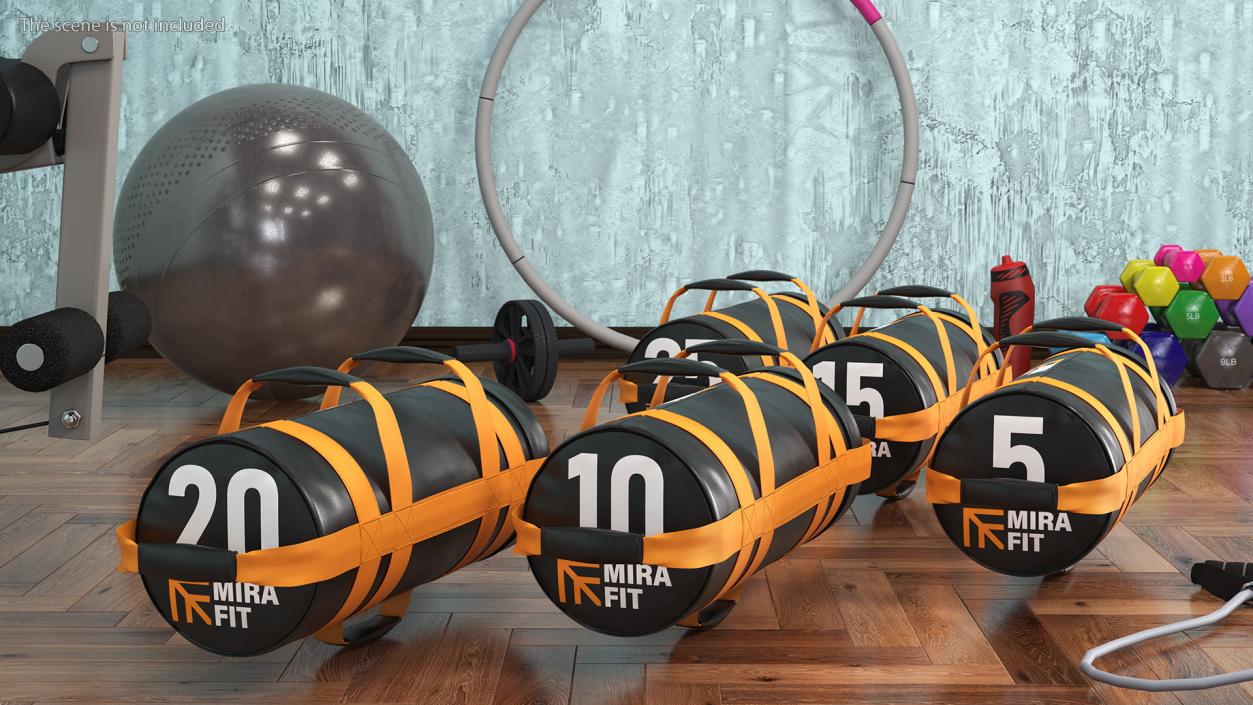 3D Mirafit Gym Power Bags Set