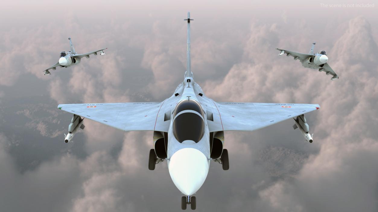 HAL Tejas Multirole Light Fighter Exterior Only 3D