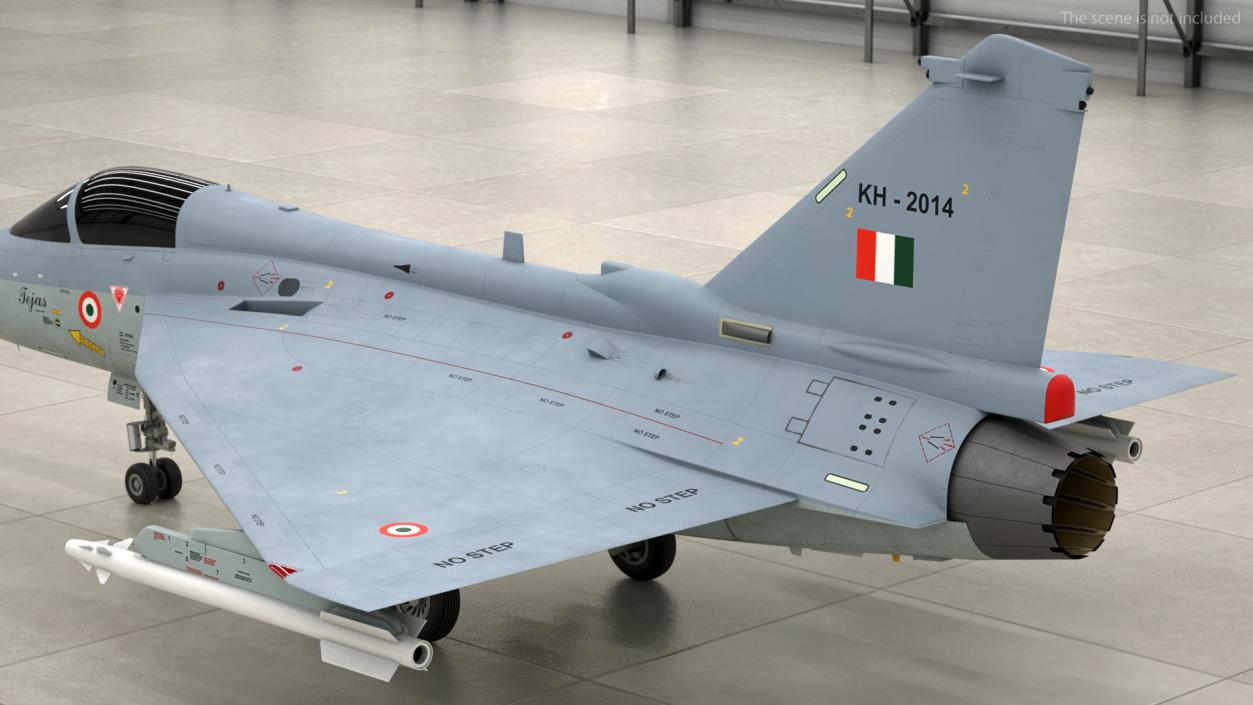 HAL Tejas Multirole Light Fighter Exterior Only 3D