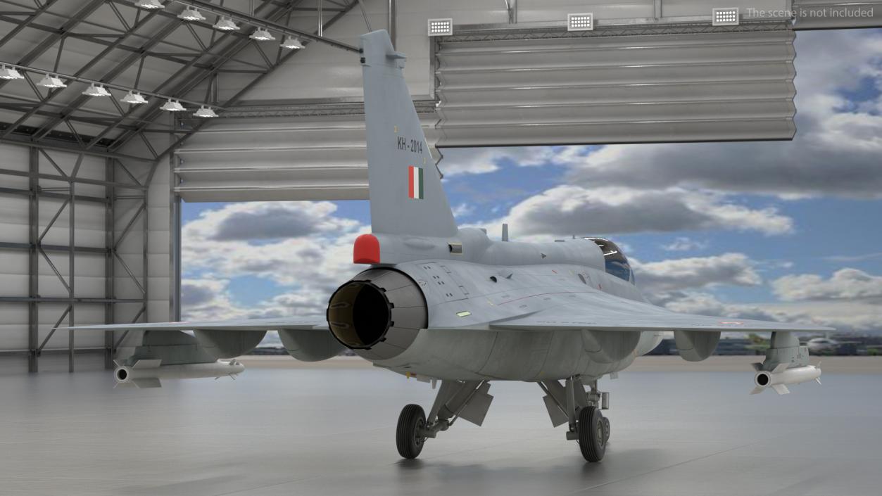 HAL Tejas Multirole Light Fighter Exterior Only 3D