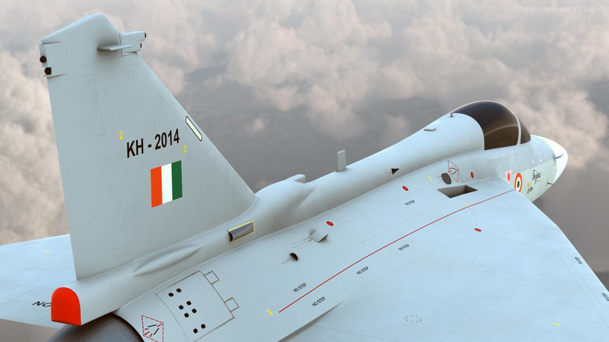 HAL Tejas Multirole Light Fighter Exterior Only 3D