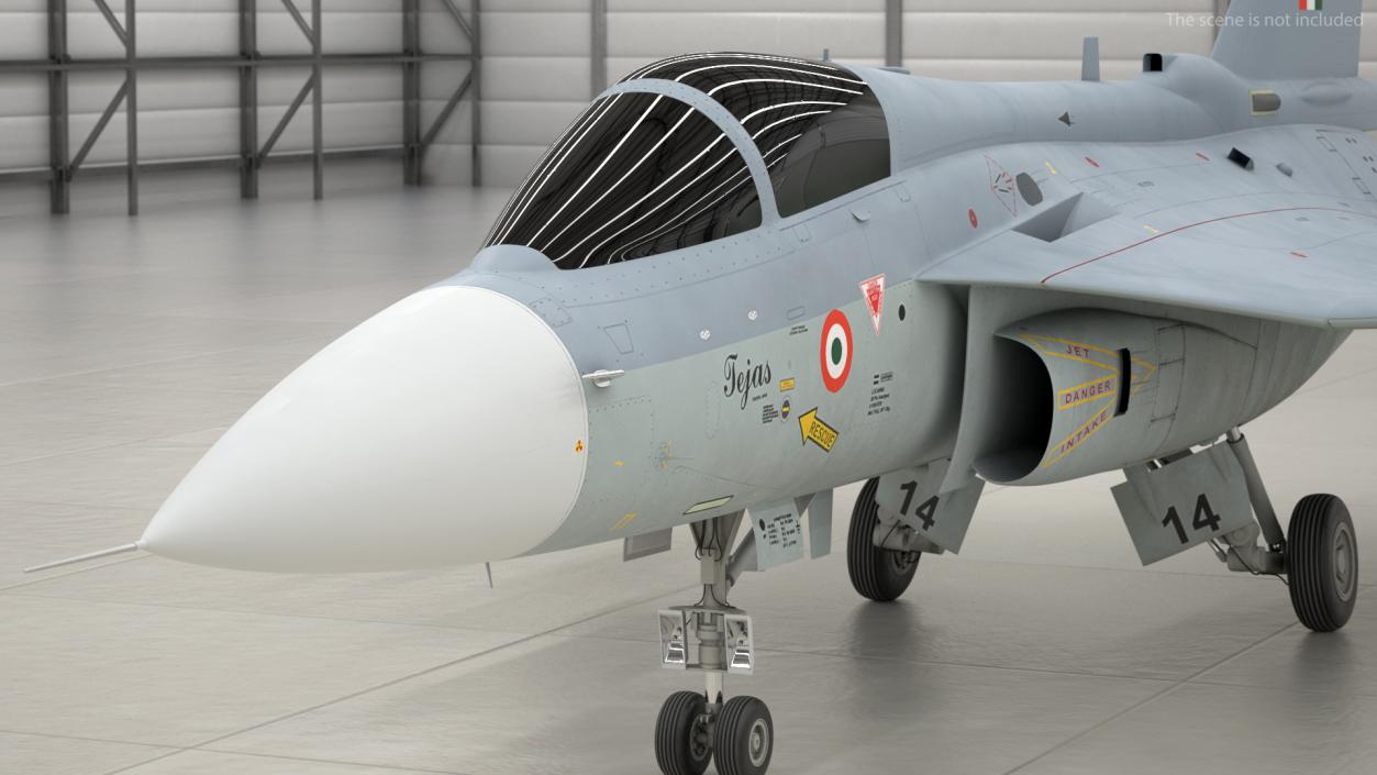 HAL Tejas Multirole Light Fighter Exterior Only 3D