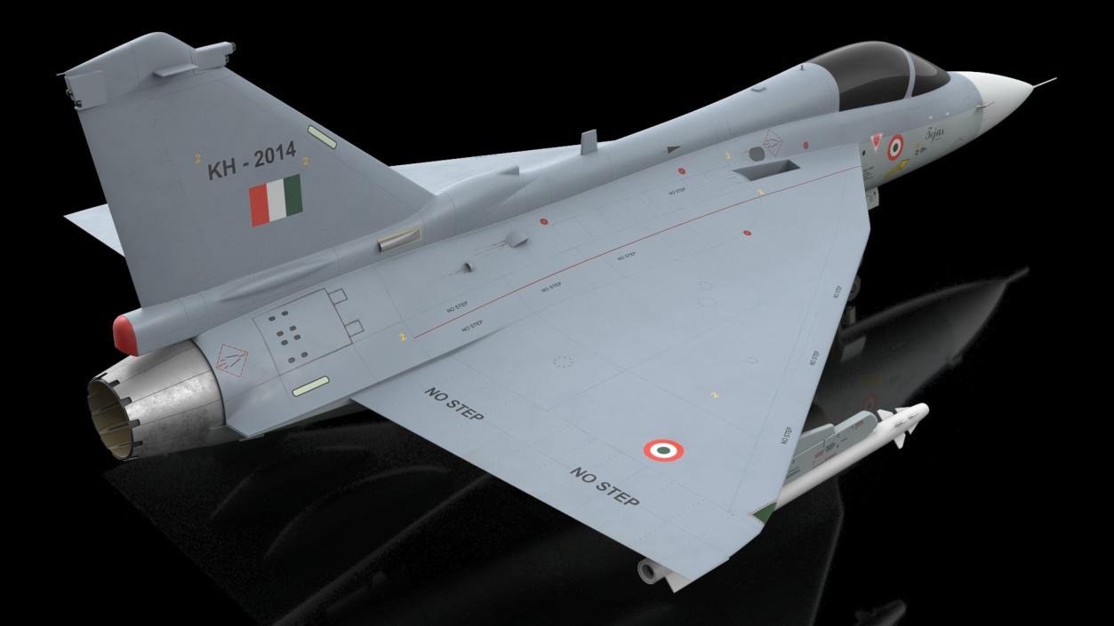 HAL Tejas Multirole Light Fighter Exterior Only 3D