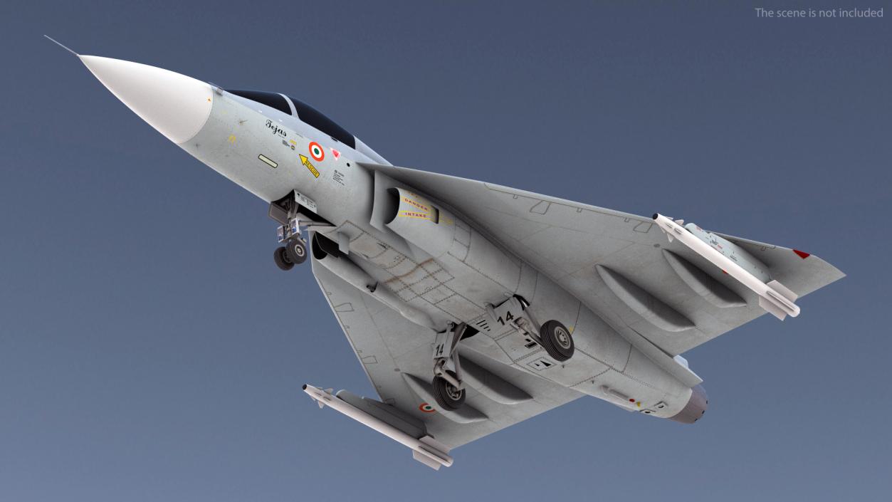 HAL Tejas Multirole Light Fighter Exterior Only 3D