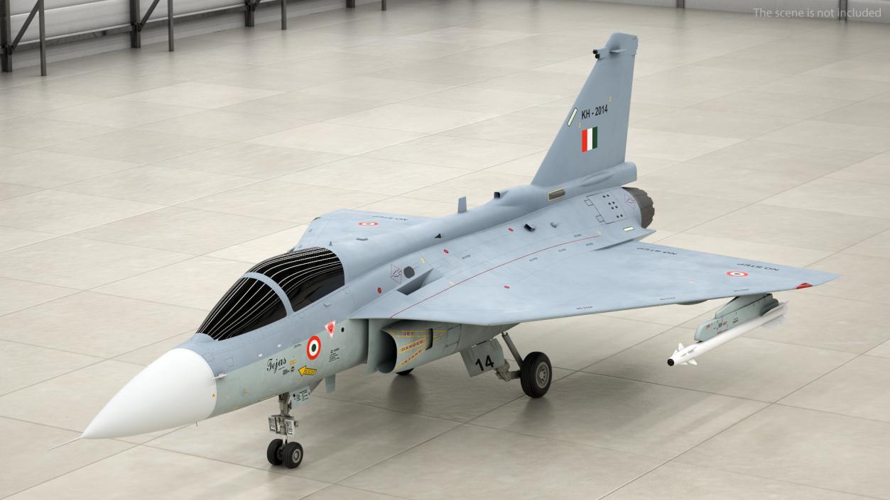 HAL Tejas Multirole Light Fighter Exterior Only 3D