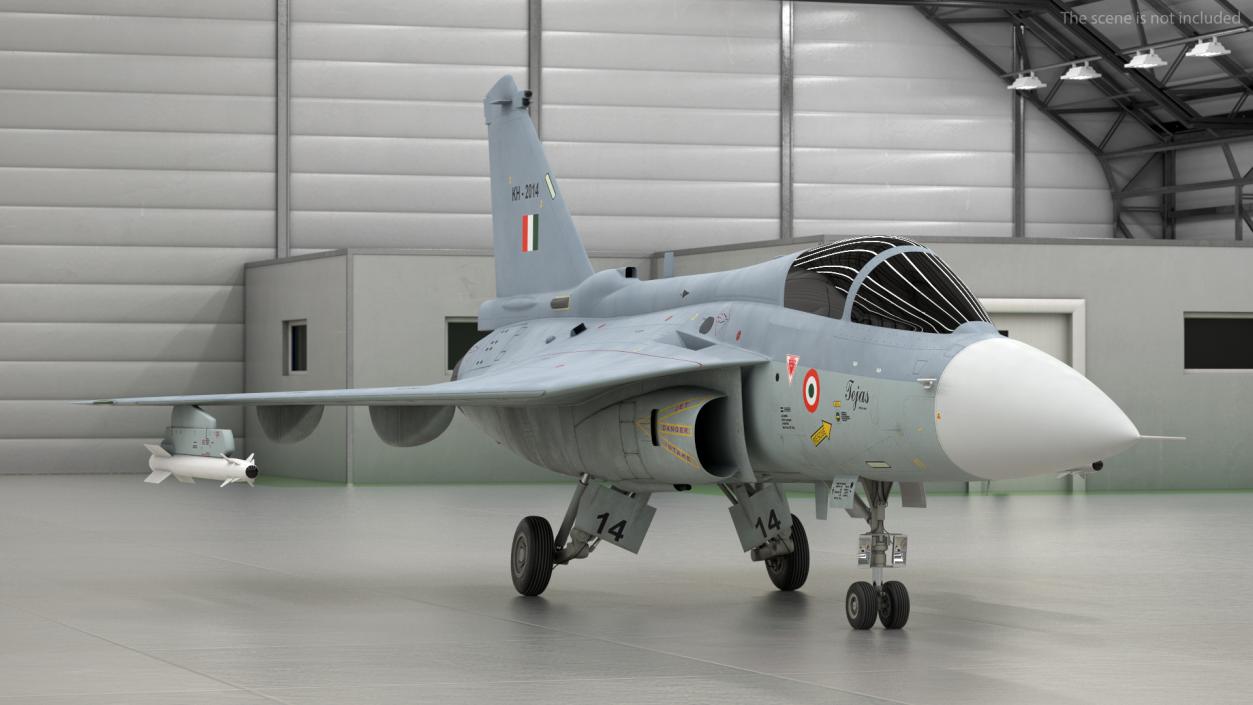 HAL Tejas Multirole Light Fighter Exterior Only 3D