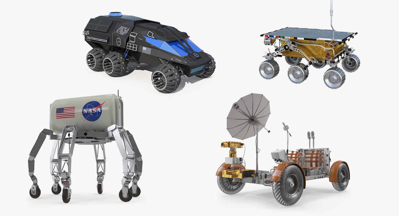 Space Vehicles 3D Models Collection 2 3D