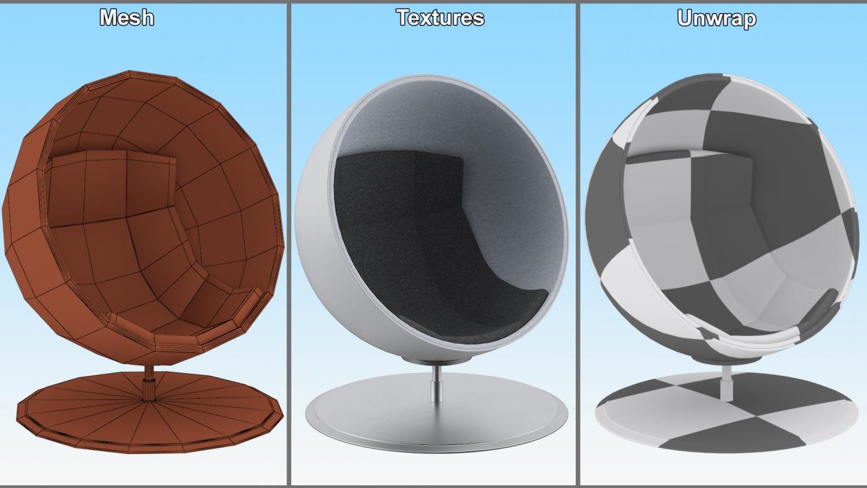 3D model Ball Chair