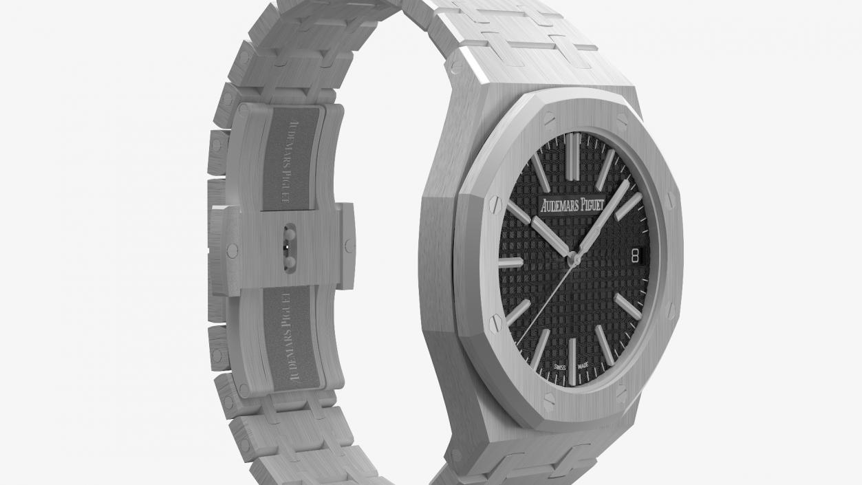 Audemars Piguet Royal Oak Black Stainless Steel Selfwinding 3D model