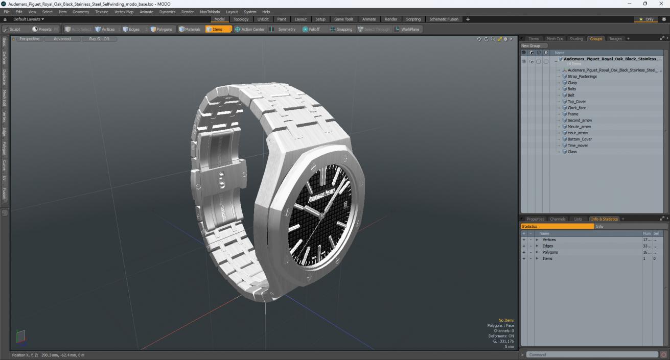 Audemars Piguet Royal Oak Black Stainless Steel Selfwinding 3D model