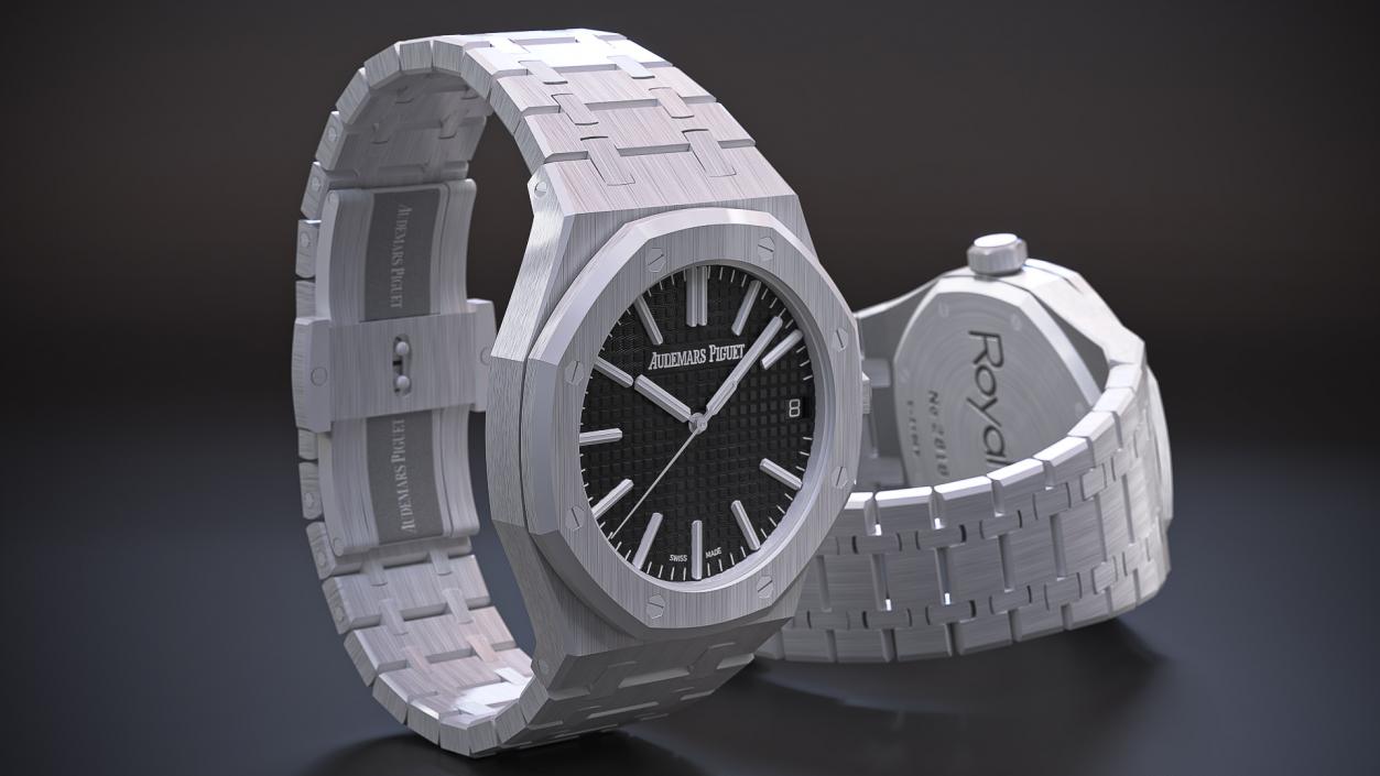 Audemars Piguet Royal Oak Black Stainless Steel Selfwinding 3D model