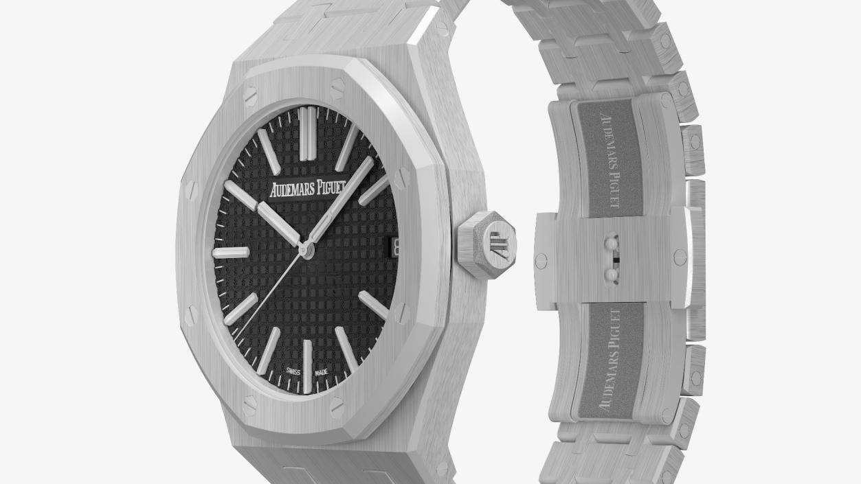 Audemars Piguet Royal Oak Black Stainless Steel Selfwinding 3D model