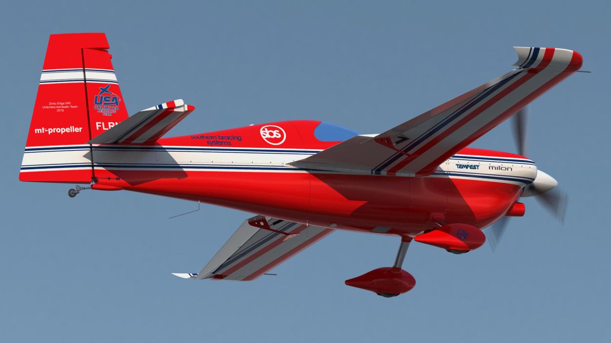 3D Aerobatic Aircraft Zivko Edge 540 model