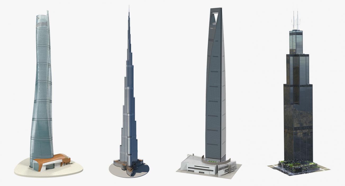 Skyscrapers Collection 2 3D model