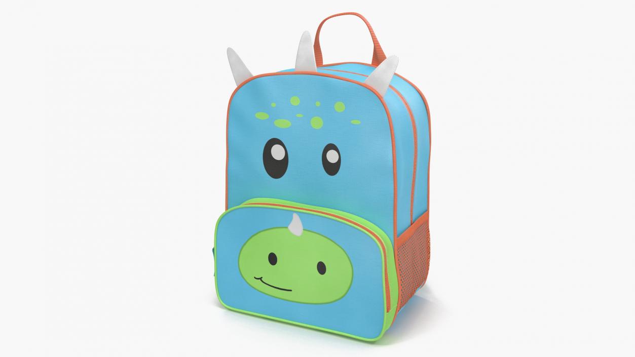 Kids Dinosaur Themed Backpack 3D model