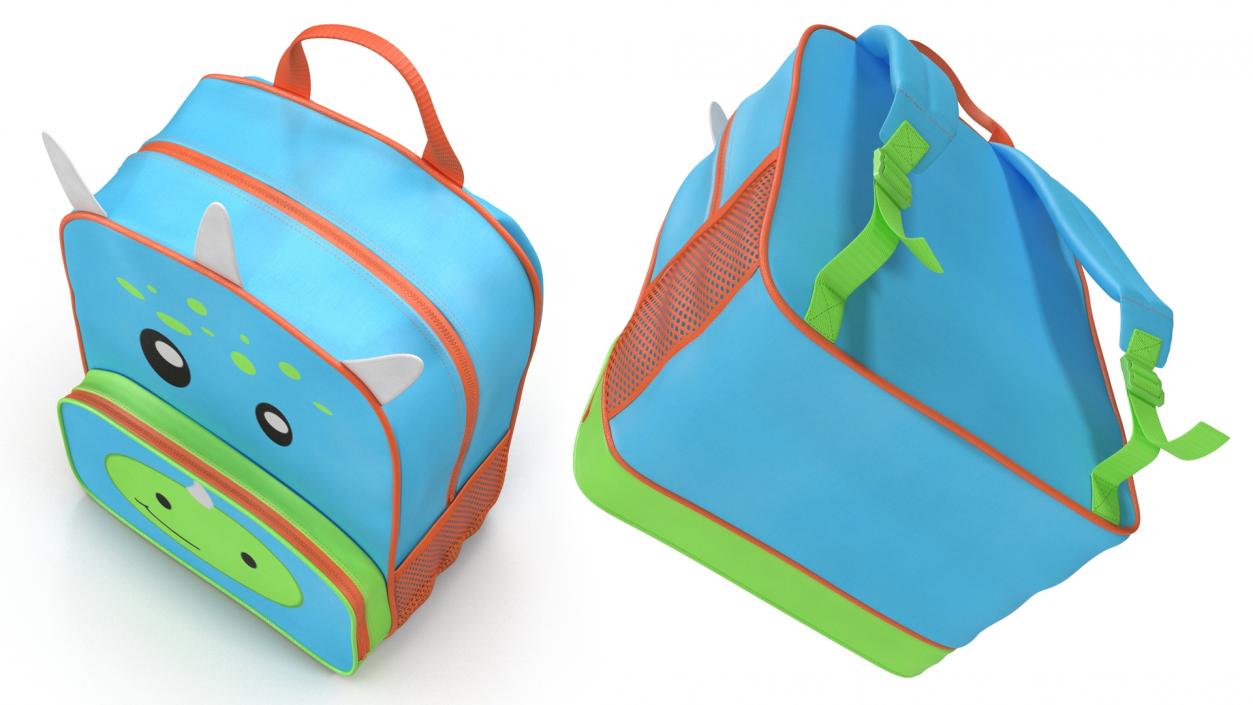 Kids Dinosaur Themed Backpack 3D model