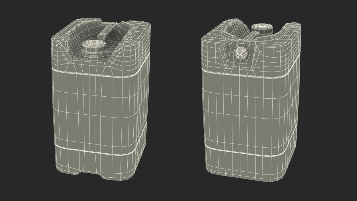 Plastic Water Tank 5 Gal 3D model