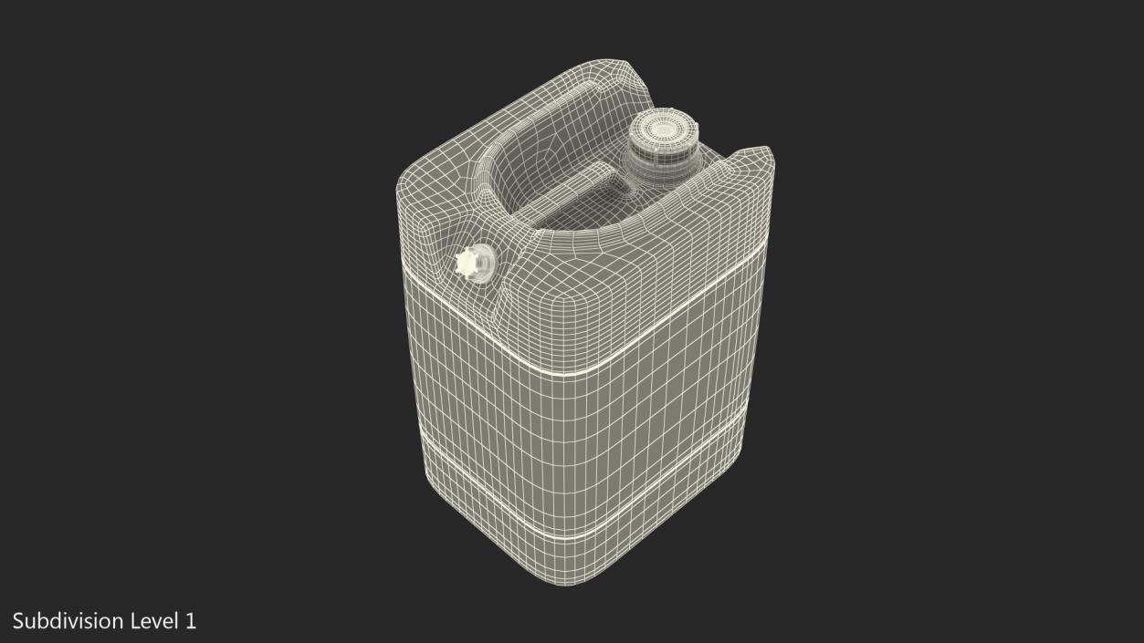 Plastic Water Tank 5 Gal 3D model