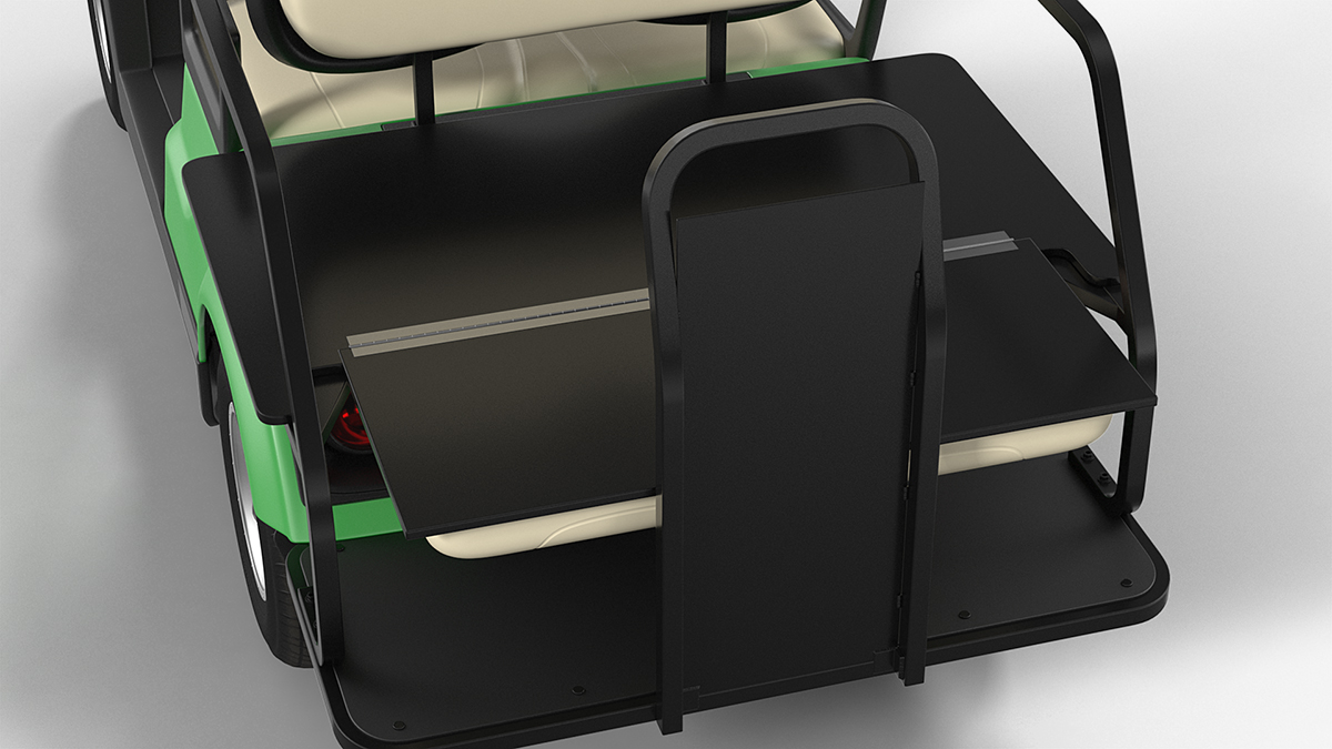 3D Rigged Golf Carts Collection model