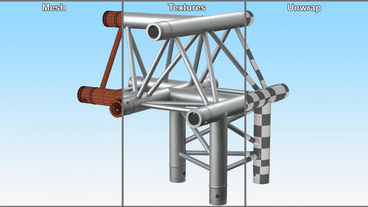 3D Construction Truss Modular 2 model