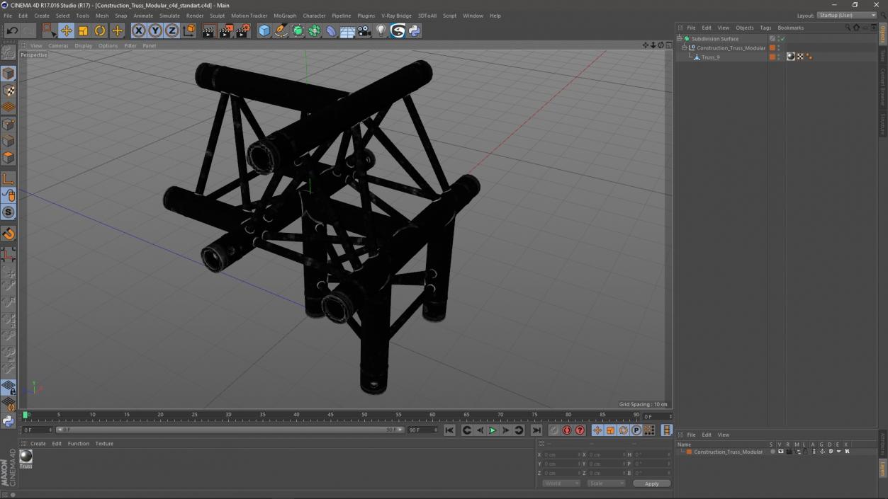 3D Construction Truss Modular 2 model