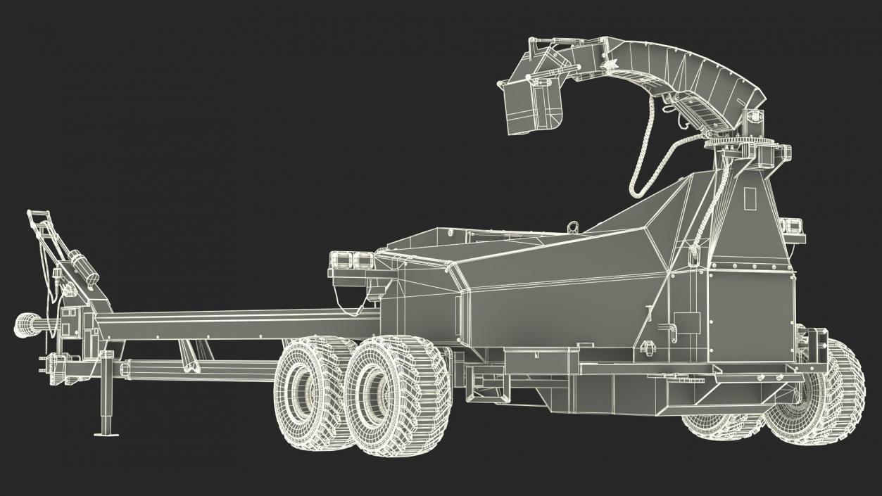 3D Forage Harvester Scorpion 300 Rigged