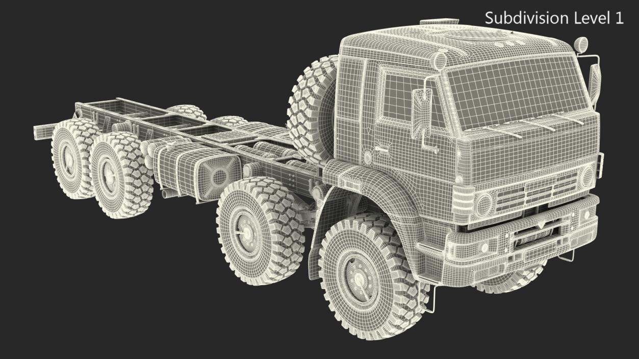 Kamaz 6560 Desert Camo 3D