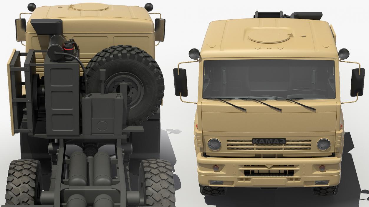 Kamaz 6560 Desert Camo 3D