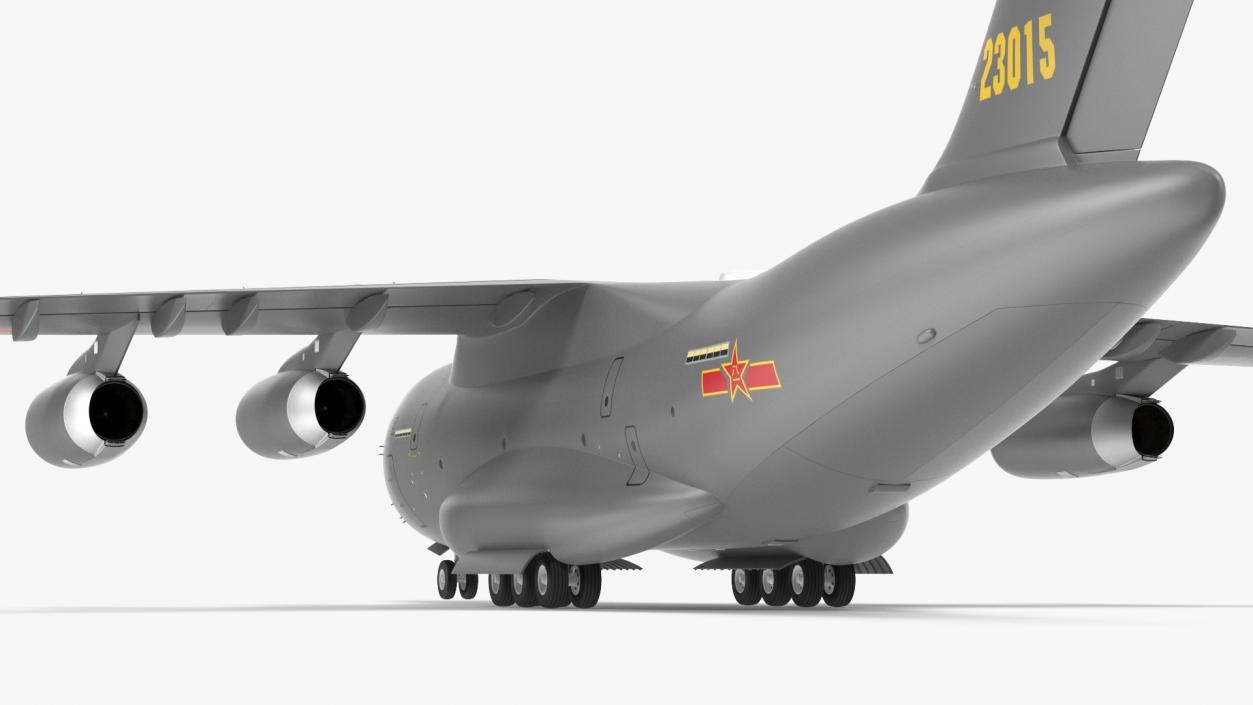 Xian Y20 Large Military Transport Aircraft 3D