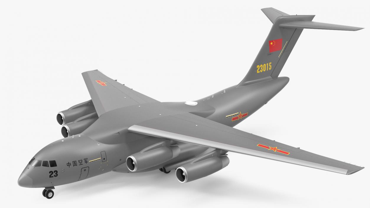 Xian Y20 Large Military Transport Aircraft 3D