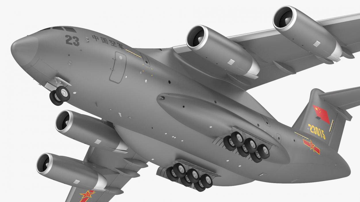 Xian Y20 Large Military Transport Aircraft 3D