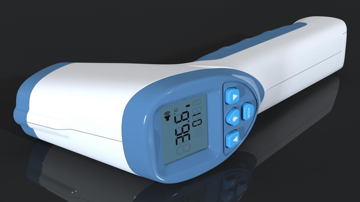 3D Infrared Forehead Thermometer Gun model