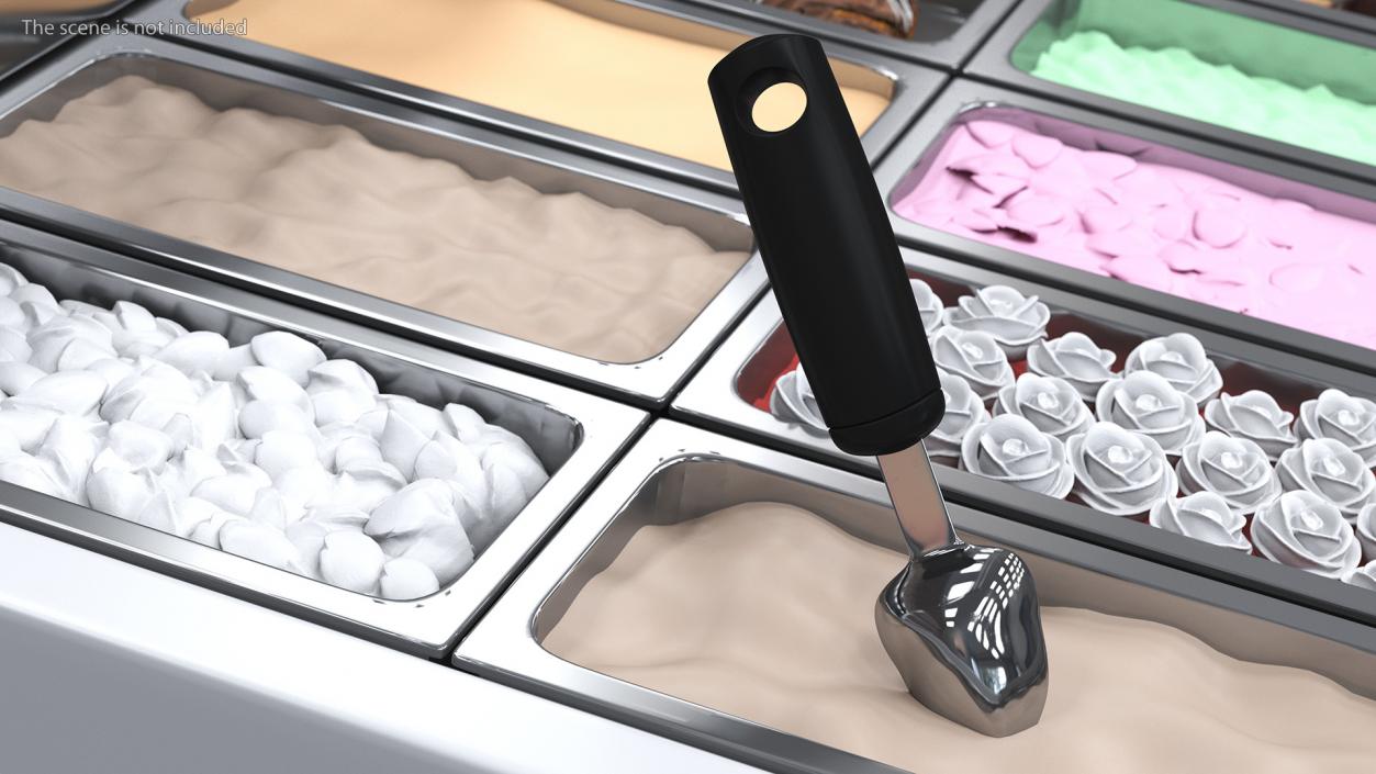 Ice Cream Scoops Collection 3D