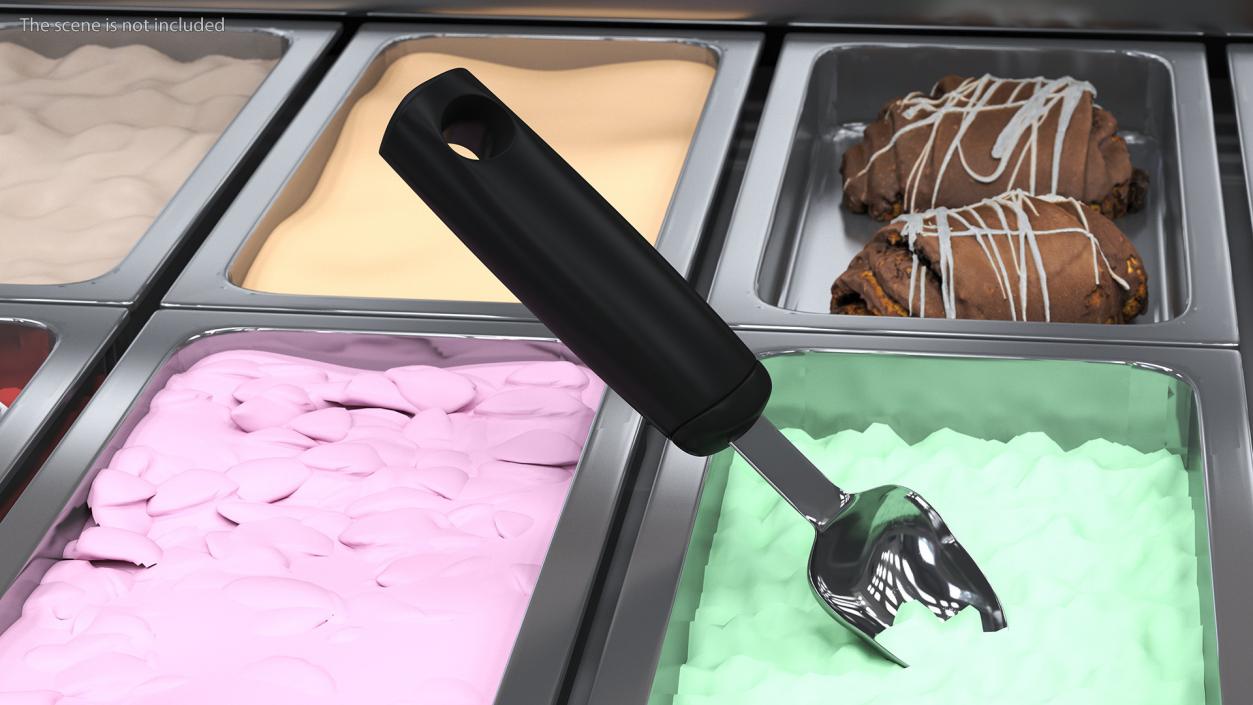 Ice Cream Scoops Collection 3D