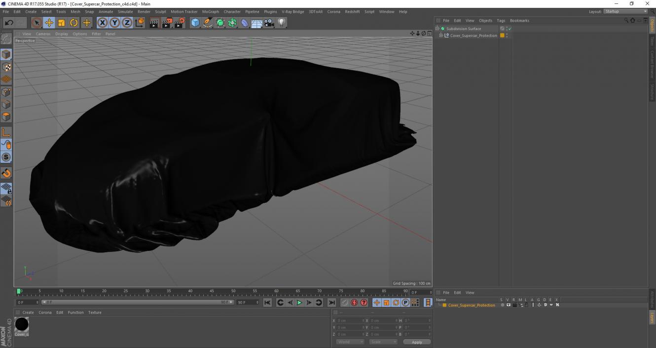 3D model Cover Supercar Protection