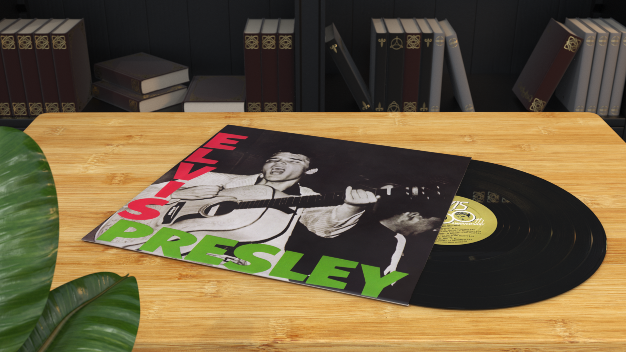 3D model Vintage Vinyl Album Elvis