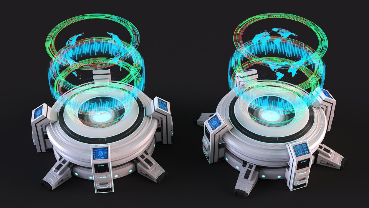 3D Neo Holo Interface model