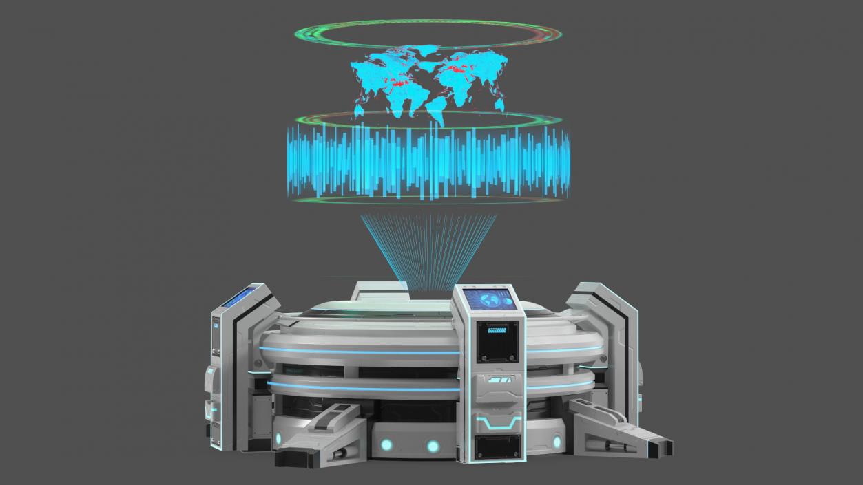 3D Neo Holo Interface model