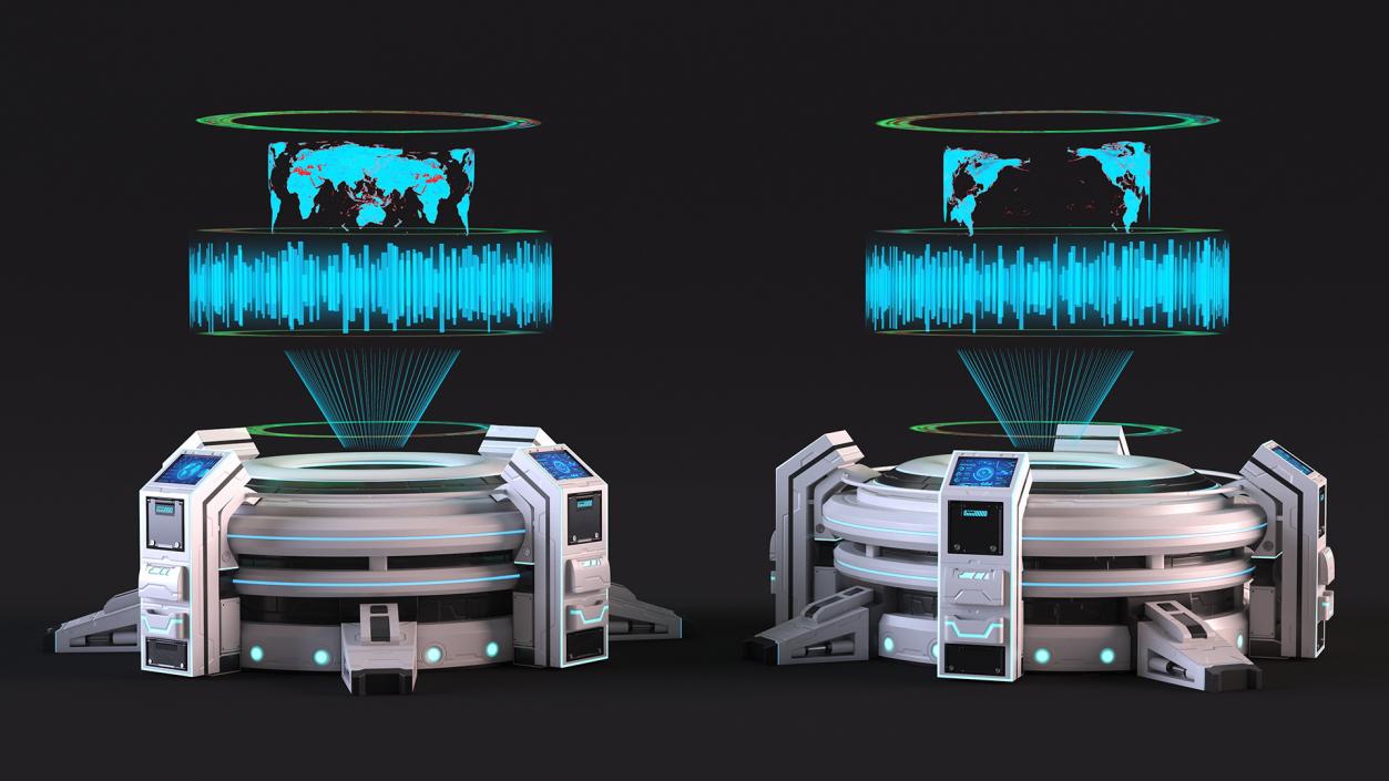 3D Neo Holo Interface model