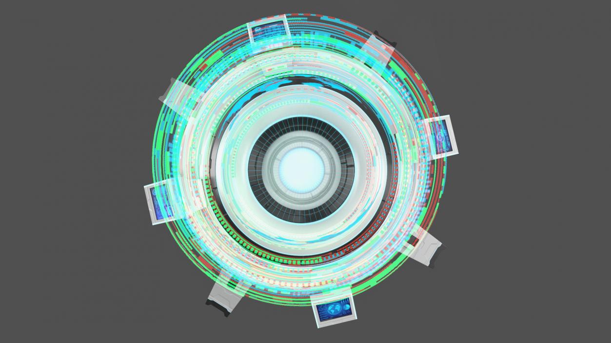 3D Neo Holo Interface model